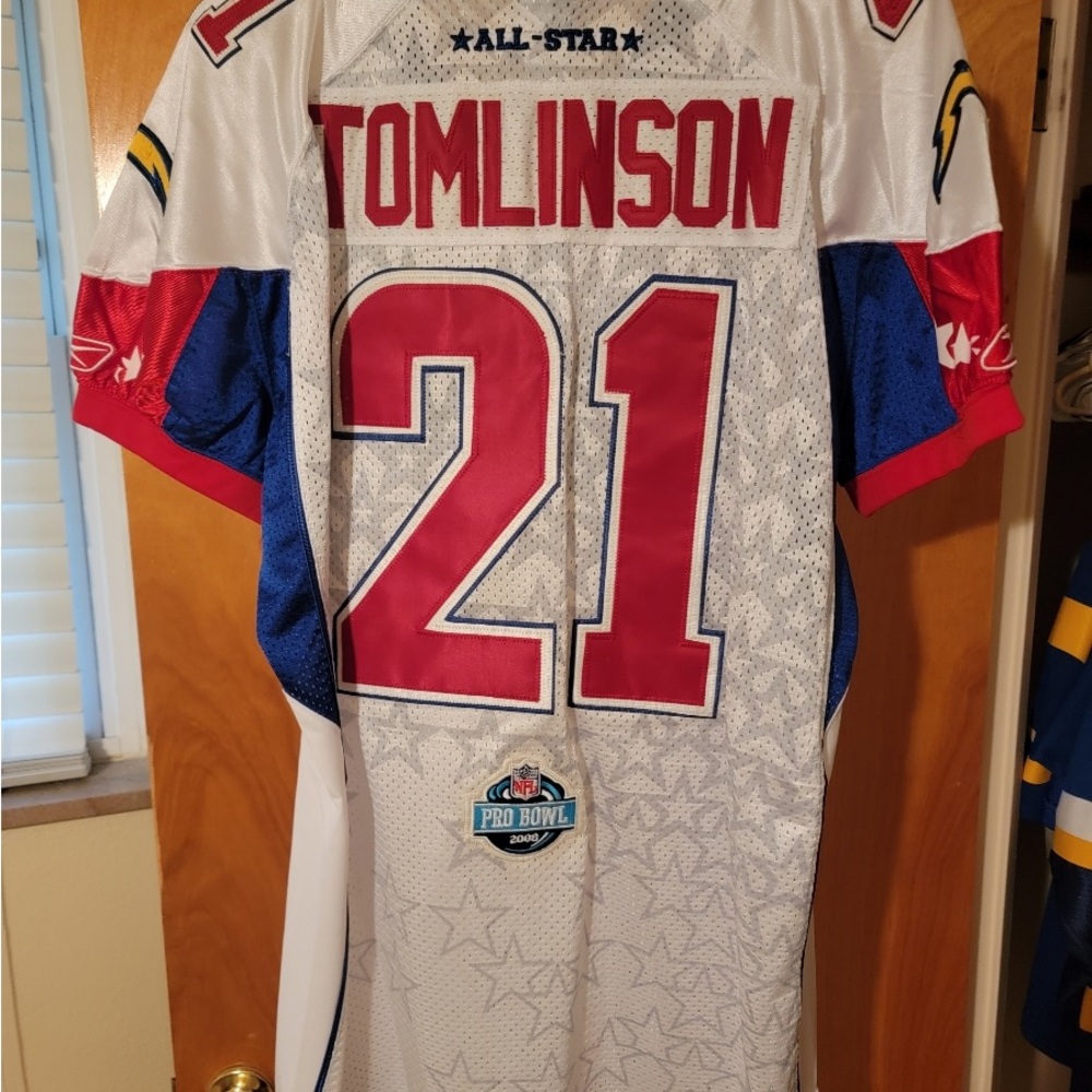 LaDainian Tomlinson 2008 NFL Pro Bowl Jersey AFC Size 52 Never Worn - Picture 3 of 6